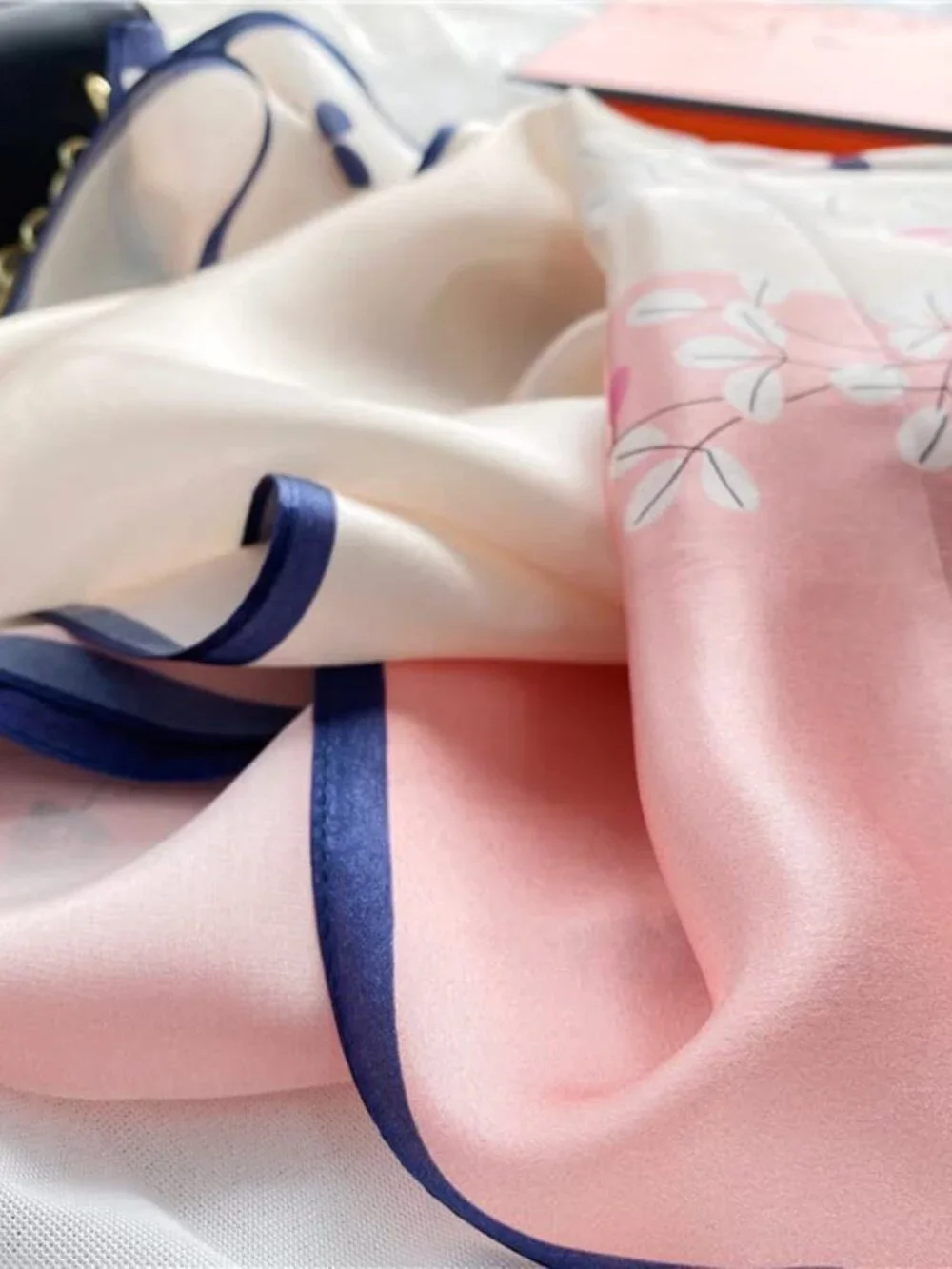 100% Mulberry Silk Long Scarf Women Oblong Shawl Wrap Neck Headscarf Gift